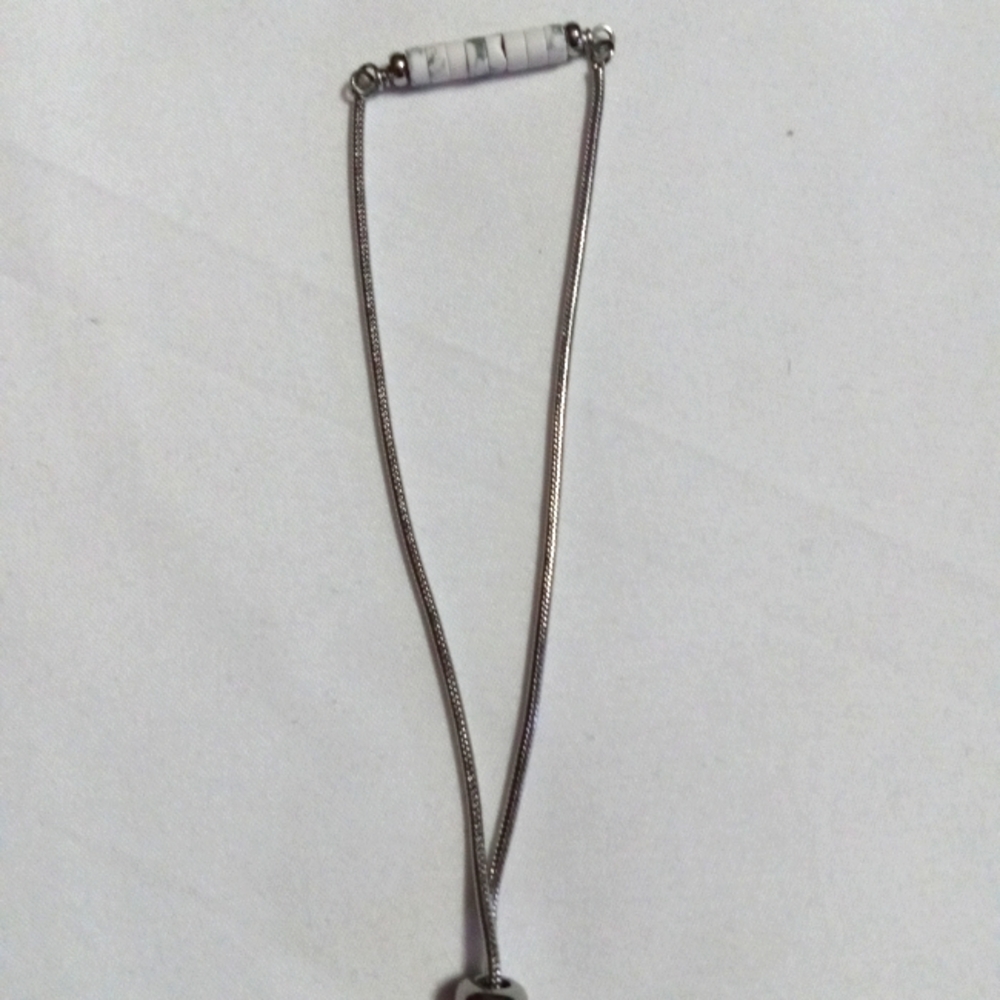Leto Howlite Adjustable Bracelet NEW